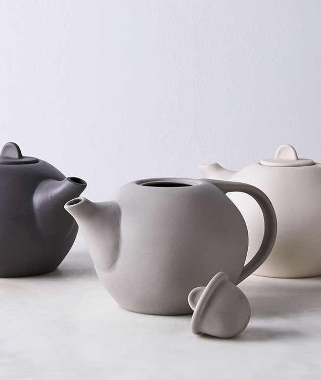 Silk Teapot Teacup Set 